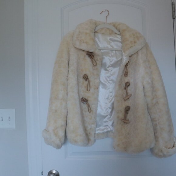 🐆 Leopard Print Faux Fur Coat - Picture 1 of 3